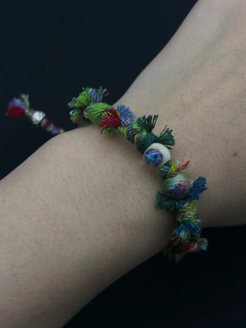 Vitality & Harmony Handwoven Five Elements Bracelet