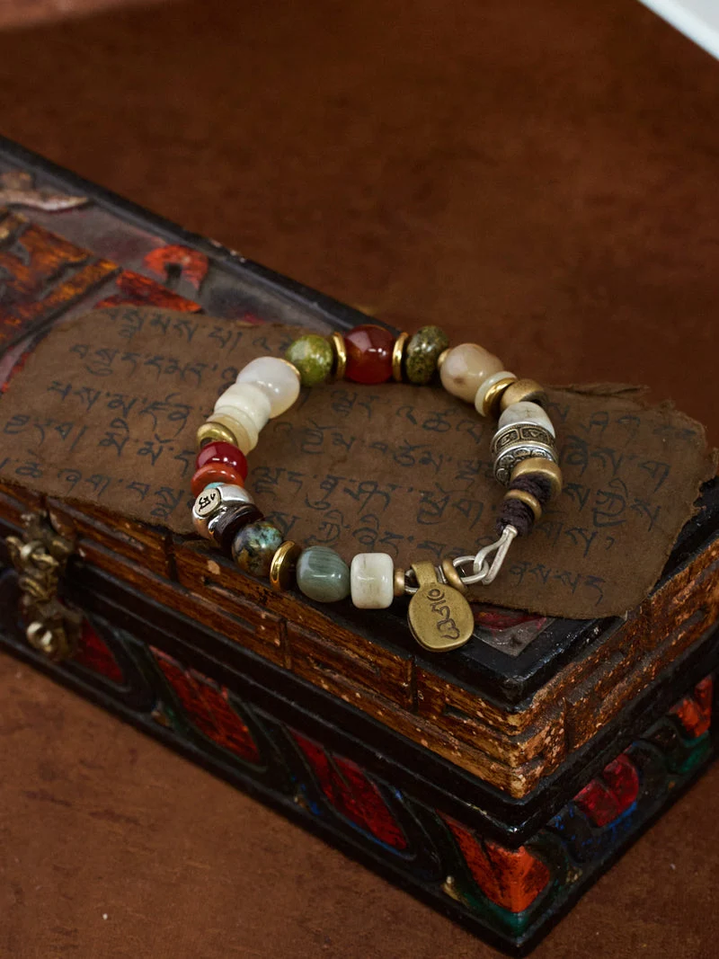 Dragon & Snake Zodiac Guardian Tibetan Handmade Bracelet & Necklace