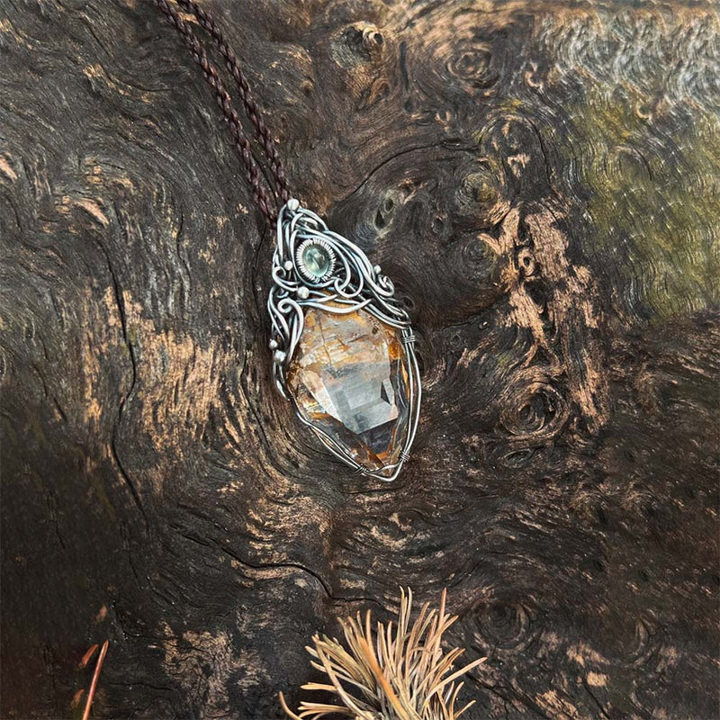 Purity Energy Clear Quartz Silver Necklace