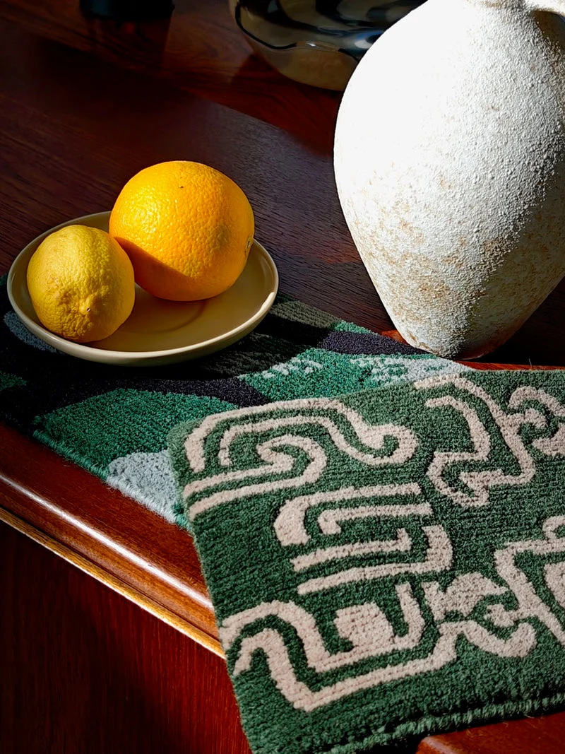 Tawny Serpent Tibetan Rug