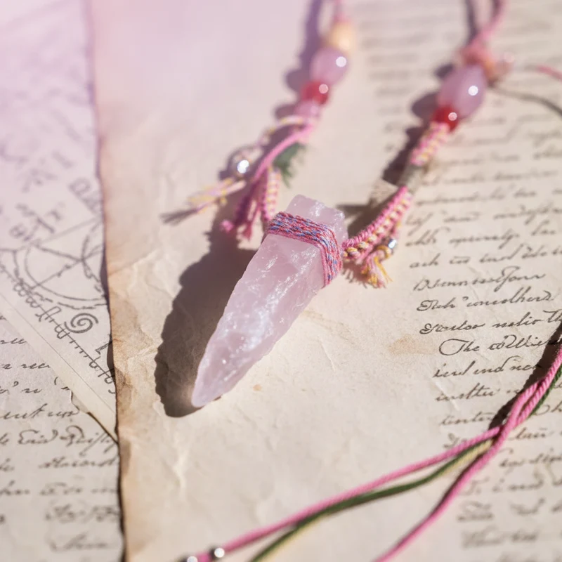 Vintage Book Pages Pink
