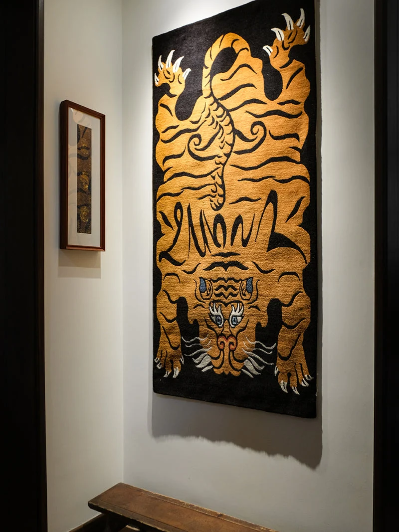 Tiger Spirit Woolen Tibetan Rug