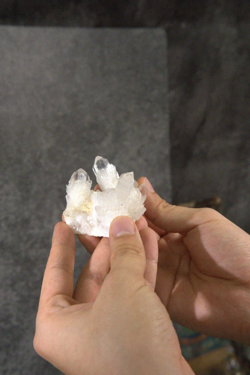 Himalayan Clear Quartz Crystal Cluster | Natural Raw Quartz Energy Stone