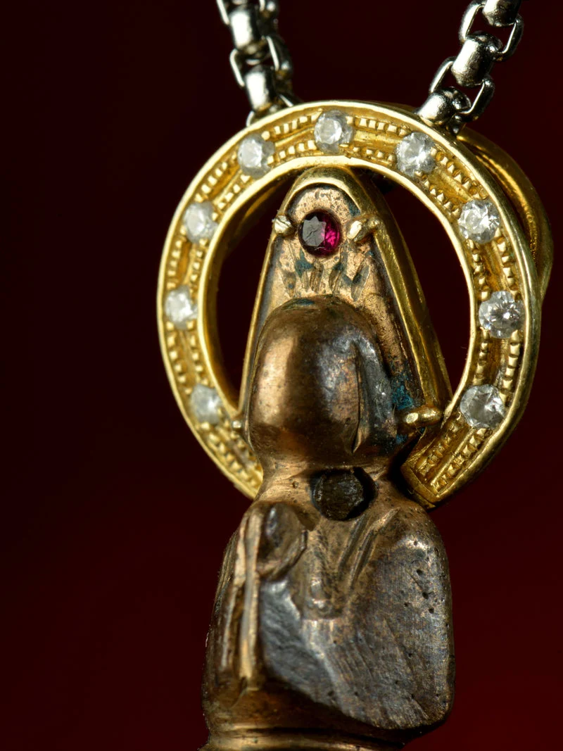 Song Dynasty Formless Buddha Thokcha Gold-Plated Sterling Silver Pendant
