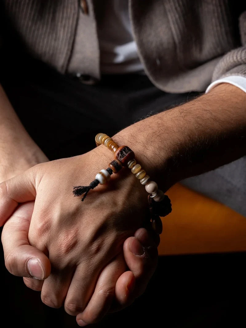 Mahakala Path Bone Bracelet – Fearless Courage & Protection