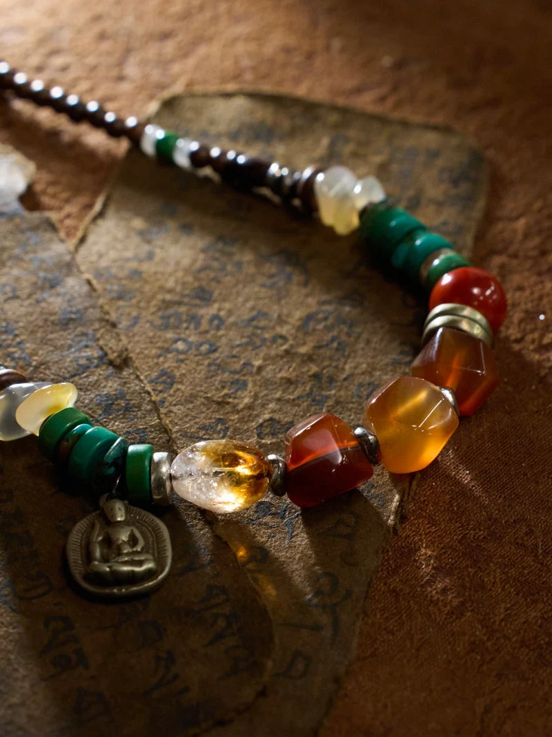 Jokhang Temple · Wisdom Protection Shakyamuni Turquoise Necklace