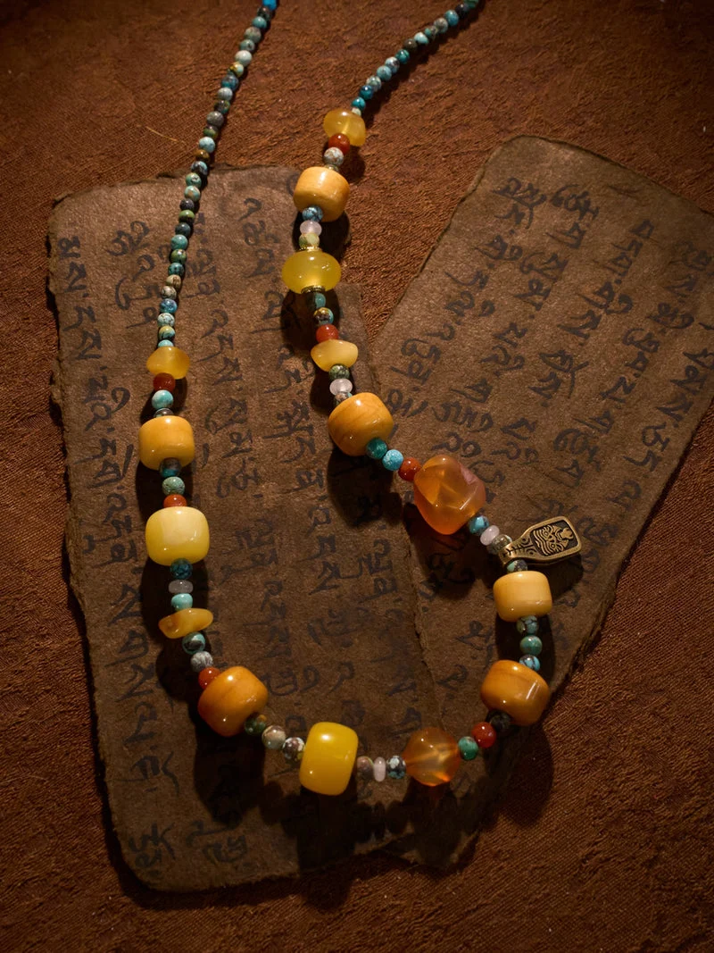 Wealth Protection ZakiRam Multi-Stone Necklace & Bracelet