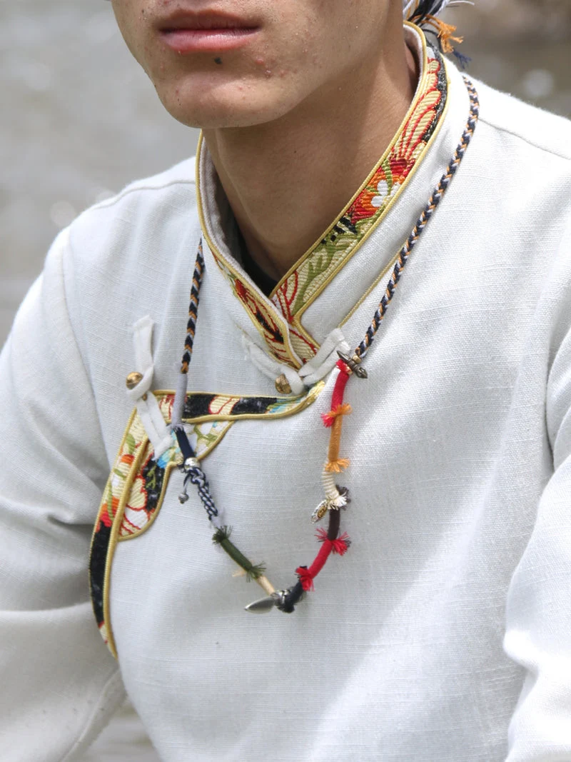 Vajra Mani Thokcha Knot Strand Necklace