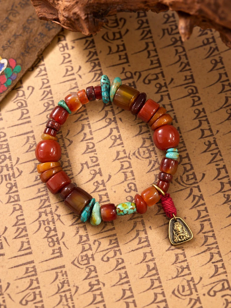 Inner Sanctuary ZakiRam Turquoise Agate Bracelet