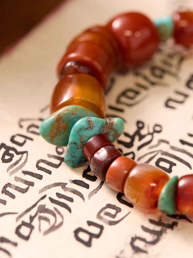 Inner Sanctuary ZakiRam Turquoise Agate Bracelet