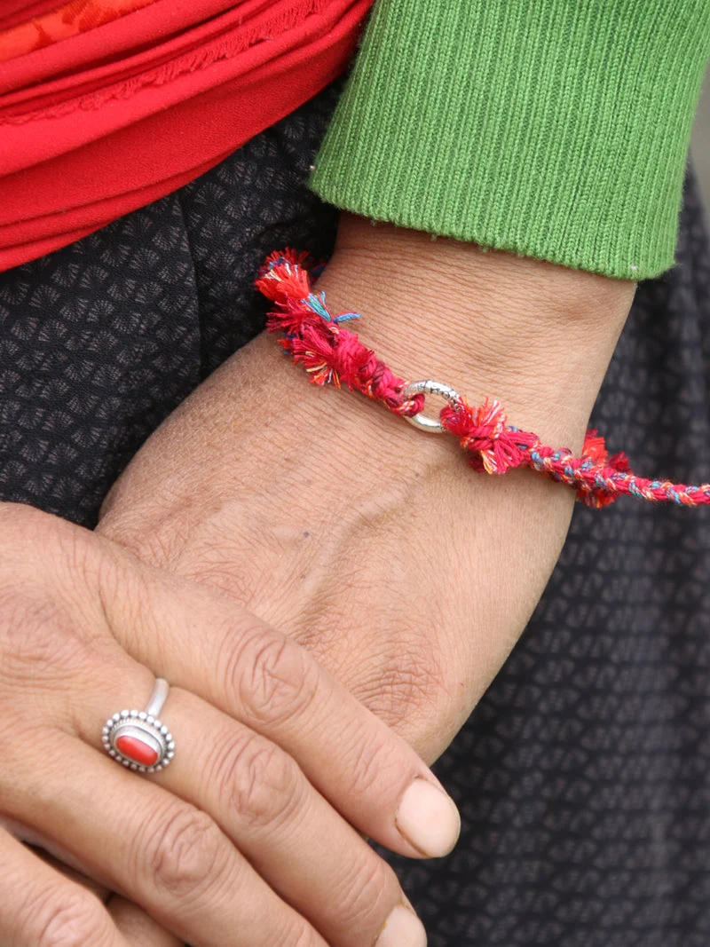 Love Harmony Handwoven Tibetan Cotton Rope Bracelet