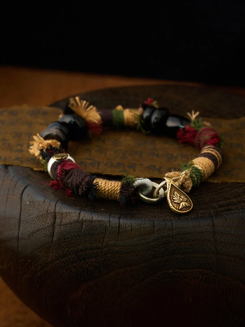 Rooster Zodiac Guardian Tibetan Handwoven Bracelet