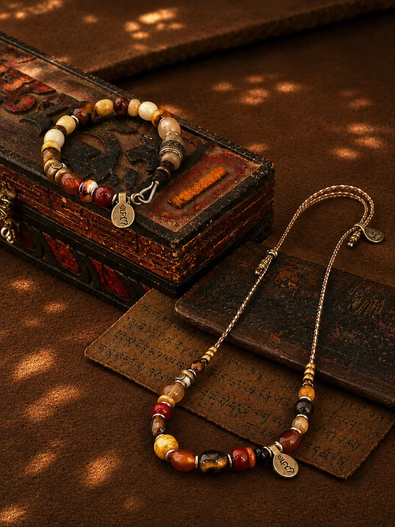Wisdom Guardian Handmade Tibetan Bracelet & Necklace