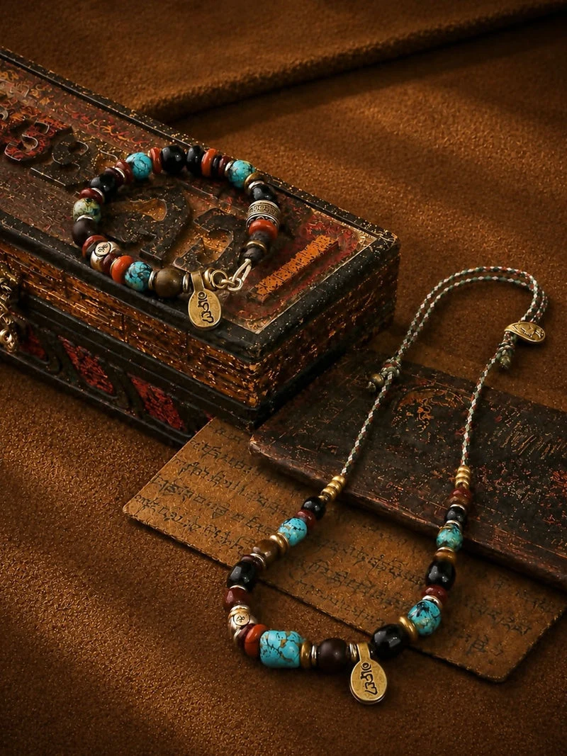 Protection Guardian Handmade Tibetan Bracelet & Necklace