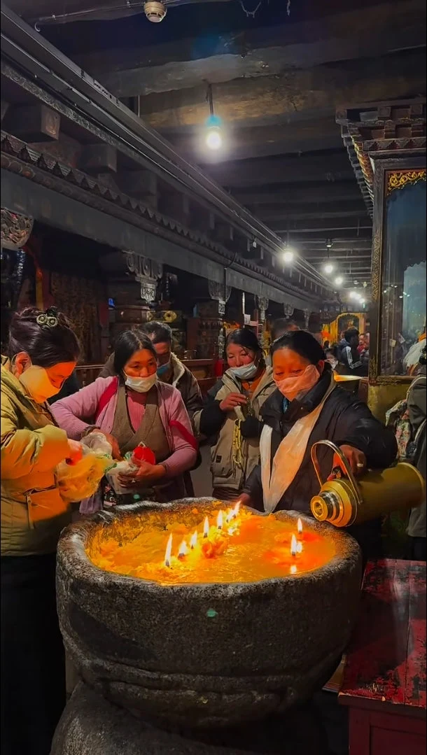 Sacred Light Personalized Tibetan Butter Lamp Offering