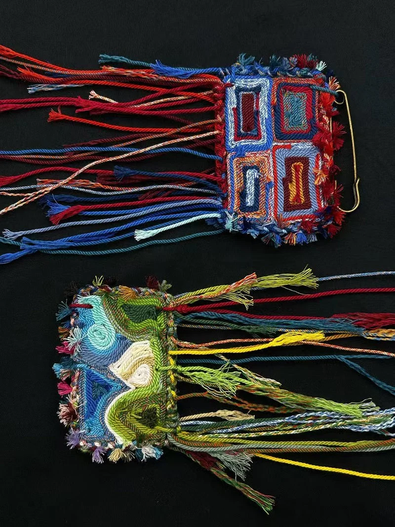 Kailash Handwoven Landscape Brooch and Bag Charm - Kailash Energy
